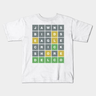DELCO Wordle Guesses Kids T-Shirt